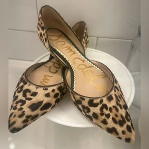 Sam edelman leopard print flats
